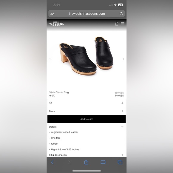 Swedish Hasbeens Clog - Picture 10 of 14